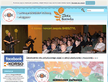 Tablet Screenshot of gok-bogoria.pl